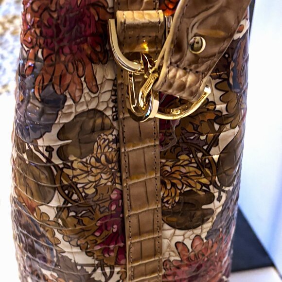 Brahmin Celina - Chrysanthemum Ombre Melbourne Bucket Bag - Picture 3 of 8